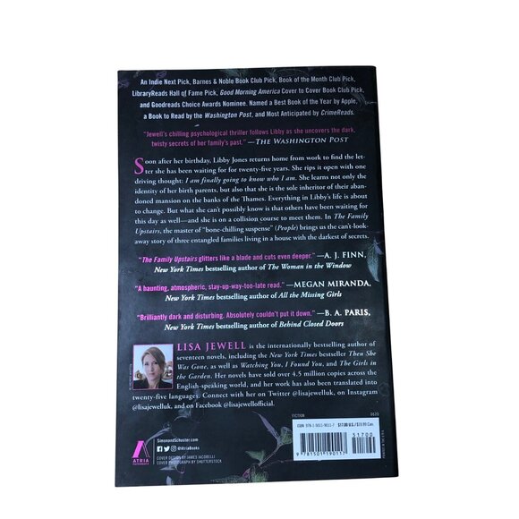 The Family Upstairs By Lisa Jewell Paperback Mystery Novel - Picture 2 of 9